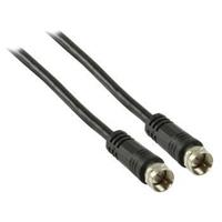 Valueline COAX antenne kabel 3m F-connectors Zwart