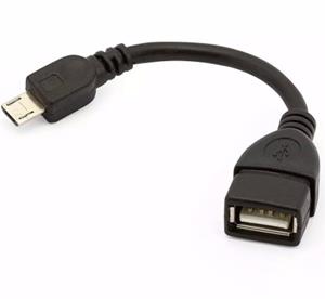 Logilink Micro USB OTG kabel voor smartphones 20cm