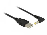 USB power kabel - 4.0mm x 1.7mm - Haaks - 