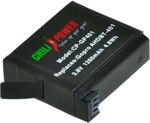 Chilipower AHDBT-401 accu voor GoPro Hero4
