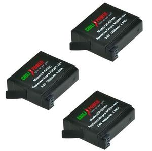 Chilipower AHDBT-401 accu voor GoPro Hero4 - 3-Pack