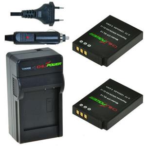 Chilipower 2 x EN-EL12 accu's voor Nikon - inclusief oplader en autolader - Origineel 