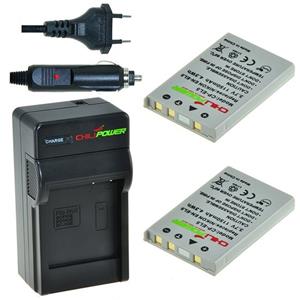 Chilipower 2 x EN-EL5 accu's voor Nikon - inclusief oplader en autolader - Origineel 
