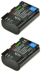 Chilipower LP-E6 accu voor Canon - 1850mAh - 2-Pack