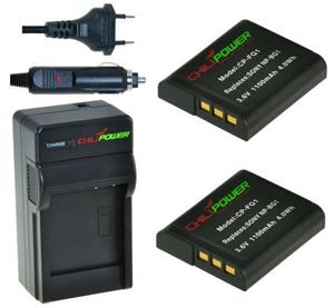 Chilipower 2 x NP-FG1 / NP-BG1 accu's voor Sony - inclusief oplader en autolader - Origineel 