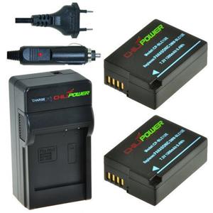 Chilipower 2 x DMW-BLC12 accu's voor Panasonic - inclusief oplader en autolader - Origineel 