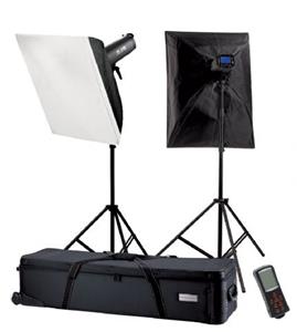 Falconeyes Studioflitsset TFK-2400L met LCD Scherm