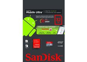 Sandisk Micro SDHC Ultra Android 32GB + SD Adapter
