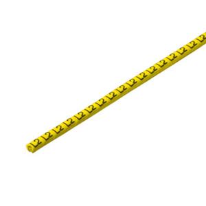 Weidmüller CLI C 02-6 GE/SW L2 CD Kennzeichnungsring Aufdruck L2 Außendurchmesser-Bereich 1.3 bis
