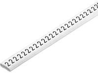 Weidmüller CLI M 2-4 WS/SW 2 CD Kabelklammer Weiß Anzahl Markierer: 500 500St.