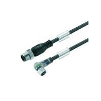 Weidmüller 9457760200 Sensor/actuator connector, geassembleerd M12 Aantal polen (sensoren): 3 Stekker, recht, Bus, haaks 2.00 m 1 stuk(s)