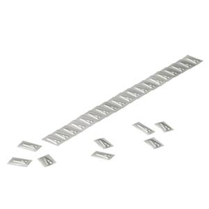Weidmüller WSM 10 R Bedrukte RVS markering Opdruk R 1712501671