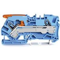 Wago Durchgangsklemme 7.50mm Push-In-Klemme Blau 25St.