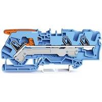 Wago Durchgangsklemme 7.50mm Push-In-Klemme Blau 25St.