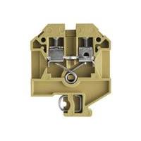 Weidmüller 1716240000 Doorgangsserieklem Schroeven Beige, Geel 100 stuk(s)