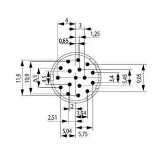 Weidmüllerlerlerlerlerlerlerlerlerlerlerlerlerlerlerlerlerlerlerlerlerlerlerlerlerlerlerlerlerlerler 1224650000 Stekker inzetstuk 17 Solderen 1 stuk(s)