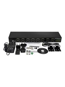 StarTech.com 16-poorts USB naar serieel adapter hub