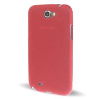 doorschijnende TPU hoesje voor Samsung Galaxy Note II / N7100 (rood)