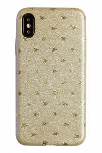 ultra dunne backcover hoes - iPhone X / XS - star beige