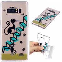 CasualCases Softcase hoes katten op trap Samsung Galaxy Note 8