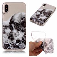 Softcase schedel hoes iPhone X / XS