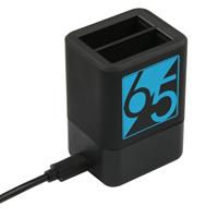GoPro HERO5 Dual Batteries Charger with USB-C / Type-C Cable