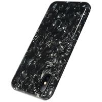 Benks for iPhone X Soft TPU Dropproof IML Diamond Pattern Full Coverage Back Case Cover (Black)