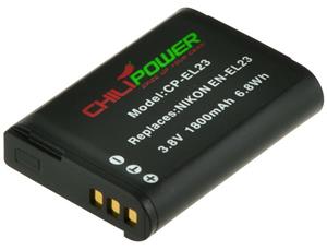 Chilipower EN-EL23 accu voor Nikon - 1800mAh