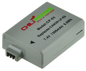 Chilipower LP-E5 accu voor Canon - 1300mAh