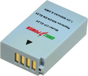 Chilipower EN-EL24 accu voor Nikon - 900mAh