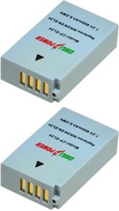 Chilipower EN-EL24 accu voor Nikon - 900mAh - 2-Pack