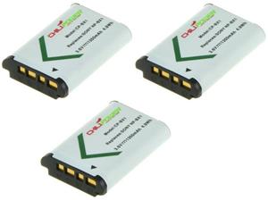 Chilipower NP-BX1 accu voor Sony - 1350mAh - 3-Pack
