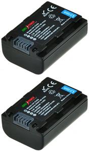 Chilipower NP-FH50 / NP-FH40 accu voor Sony - 800mAh - 2-Pack