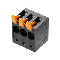 Weidmüller LUF 10.00/02/90 5.0SN BK BX Federkraftklemmblock 16mm² Polzahl 2 Schwarz 40St.