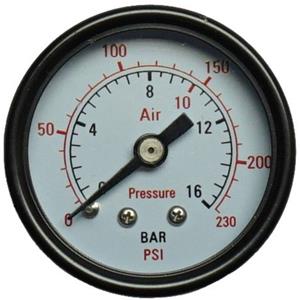 AeroTEC Manometer 9415451 Anschluss (Manometer): Rückseite Außengewinde 1/4" 1St. X069181