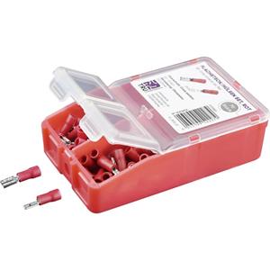 trucomponents TRU COMPONENTS Quetschverbinder-Sortiment 0.50mm² 1.50mm² Rot 140St.