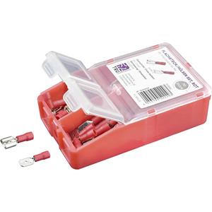 trucomponents TRU COMPONENTS Quetschverbinder-Sortiment 0.50mm² 1.50mm² Rot 140St.