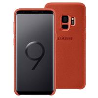 Alcantara Cover Galaxy S9 Rood