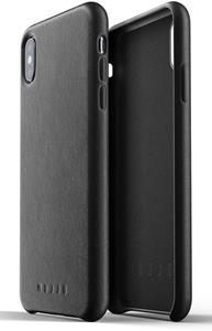 Mujjo Leather Case iPhone XS Max schwarz