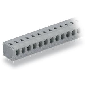 WAGO 235-402 Veerkrachtklemblok 1.50 mm² Aantal polen 2 Grijs 420 stuk(s)
