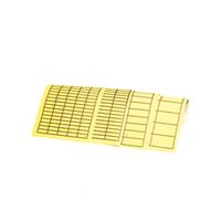 Weidmüller PAGETAB 15X9 Kabel-Etikett 15 x 9mm Farbe Beschriftungsfeld: Gelb Anzahl Etik
