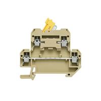 Scheidings- en meetscheidingsserieklemmen DKT 4/35 2STB 0327960000 Beige, Geel Weidmüller 100 stuk(s)