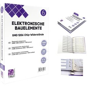 TRU COMPONENTS TC-6869412 Sortiments-Album SMD 1206 0.25W 5% 1000 Teile D942321