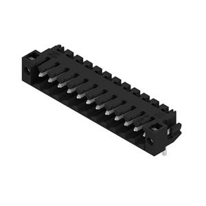 Weidmüller SL-SMT 3.50/12/90LF 3.2SN BK BX Male connector Totaal aantal polen 12 Aantal rijen 1 Totaal aantal polen 12 36 stuk(s)
