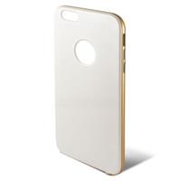 iPhone 6 Plus / 6S Plus Ksix Hybrid Hard Cover - Wit / Goud