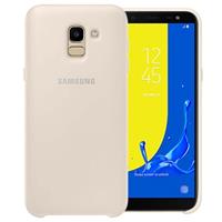 Galaxy J6 Dual Layer Cover Gold