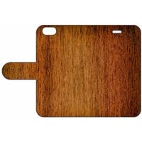 B2Ctelecom iPhone 6 | 6s Boekhoesje Wood Met Opbergvakjes