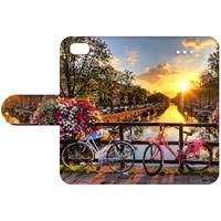B2Ctelecom Apple iPhone 5 | 5s | SE Bookstyle Hoesje Amsterdamse Grachten