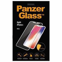 iPhone X / iPhone XS PanzerGlass Premium Displayshutz - Weiß