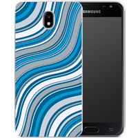 B2Ctelecom Samsung Galaxy J7 2017 Uniek TPU Hoesje Waves